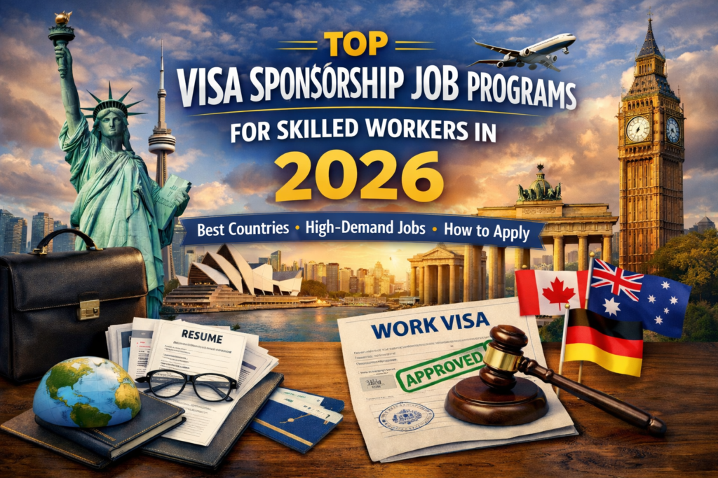 Best Global Visa Sponsorship Opportunities for Skilled Workers in 2026